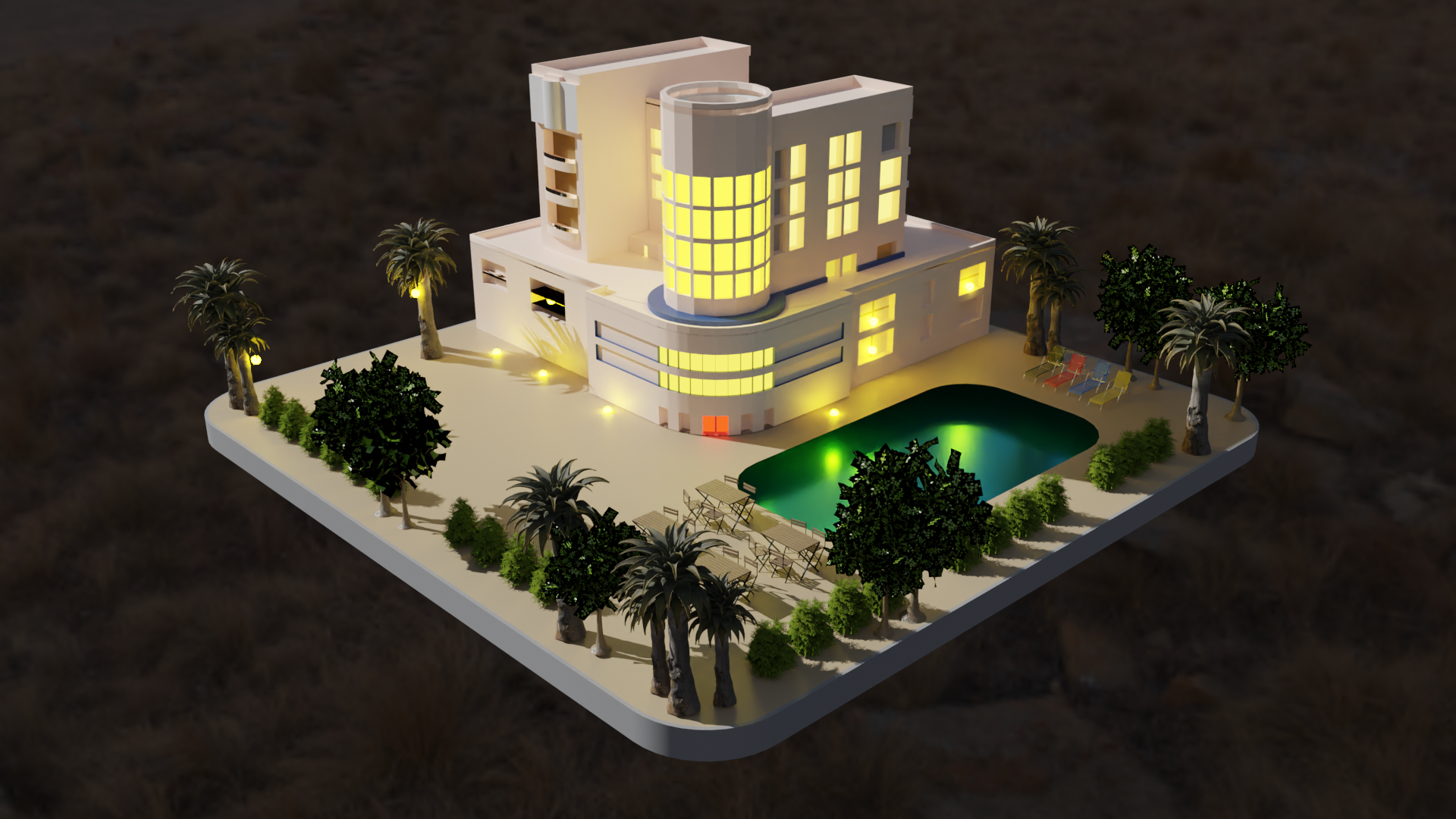 3D Hotel Model